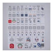 Маркировка для электрощитов до 48 модулей EL-Pro 100шт