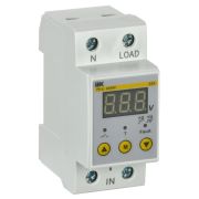 Реле напряжения РН-д 1ф 36мм 32А IEK IVR21-1-32
