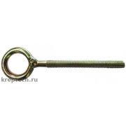 Винт-кольцо с метрической резьбой 10х80мм желтый цинк