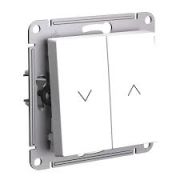 Механизм выключателя для жалюзи 2-кл. AtlasDesign 10А бел. SE ATN000119