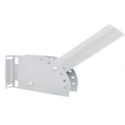 Кронштейн настенный и на столб монтаж лент регулир угол 45мм белый Переноска КР-2