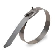 Хомут кабельный СКС (304) 4.6х300 стальной (уп.100шт) Fortisflex 74912