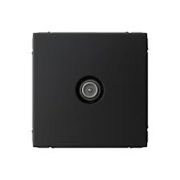 Механизм розетки 1-м TV проходной карбон ArtGallery SE GAL001092
