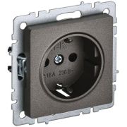 Розетка 1-м СП BRITE РС11-1-0-БрТБ 16А с заземл. без защ. шторки механизм бронза IEK BR-R11-16-K45