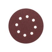 Диск абразивный на ворсовой основе на липучке перфорир. P80 125мм (уп.10шт) Kranz KR-91-1166