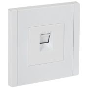 Розетка компьютерная RJ45 кат.5E FORTE&PIANO FP232 бел. IEK FP-K10-1-K01