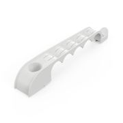 Держатель труб d20мм для прямого монтажа односторонний на 5 мест сер. (уп.20шт) Промрукав PR13.03281