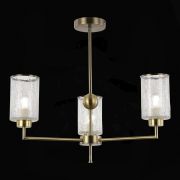 SLE1046-302-03 Светильник потолочный Бронза/Прозрачный E27 3*60W VESTRE