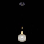 SLE1137-403-01 Светильник подвесной Черный, Золотистый/Золотистый E14 1*60W ELITIS