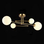 SLE2211-302-04 Светильник потолочный Латунь/Белый G9 LED 4*5W FANTINI