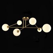 SLE2211-302-06 Светильник потолочный Латунь/Белый G9 LED 6*5W FANTINI