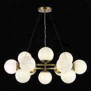 SLE1191-203-12 Светильник подвесной Золотистый/Белый E27 12*60W FRATTA