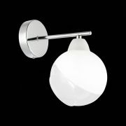 SLE102701-01 Светильник настенный Хром/Прозрачный, Матовый никель E14 1*40W GIORTE