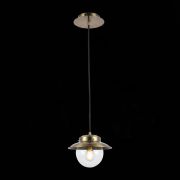 SLE110103-01 Светильник подвесной Античная бронза/Прозрачный E14 1*40W GARONNI