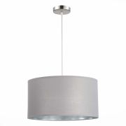 SLE300513-01 Светильник подвесной Никель/Серый, Серебристый E27 1*40W BRESCIA