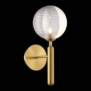 SLE1096-201-01 Светильник настенный Матовое золото/Белый, Дымчатый G9 LED 1*5W AVEIRO