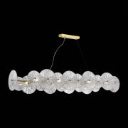 SL1657.213.08 Люстра подвесная ST-Luce Золотистый/Прозрачный E14 8*40W FLERO