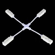 ST006.569.00 Коннектор питания X-образный для магнитного шинопровода ST-Luce Белый SKYLINE 48