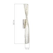 SL6205.101.01 Светильник настенный ST-Luce Хром/Прозрачный LED 1*13W 4000K ELICA