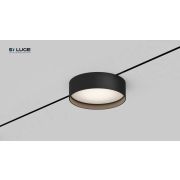 ST670.446.12 Магнитный трековый светильник Черный LED 1*12W 4000K 500Lm Ra>80 100° IP20 D113xH34 24V SUPER5