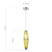 SL1242.123.01 Светильник подвесной ST-Luce Хром/Золотистый G9 1*5W 4000K CIARA