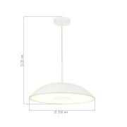 SL6128.503.01 Светильник подвесной ST-Luce Белый/Белый LED 1*24W 3000K LID