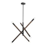 SL6226.403.06 Светильник потолочный ST-Luce Черный, Коричневый E14 6*40W CORK