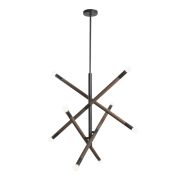 SL6226.403.08 Светильник потолочный ST-Luce Черный, Коричневый E14 8*40W CORK