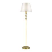 SL2003.305.01 Светильник напольный ST-Luce латунь/белый E27 1*40W AURORA