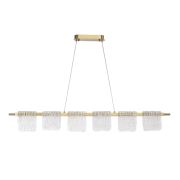 SL6021.203.36 Светильник подвесной ST-Luce золотистый/прозрачный LED 1*36W 3000K VOILE