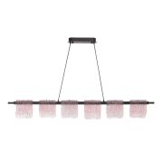 SL6021.403.36 Светильник подвесной ST-Luce черный/розовый LED 1*36W 3000K VOILE