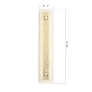 SL6245.201.01 Светильник настенный ST-Luce золотистый/Прозрачный LED 1*8W 4000K FAGY