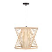 SL6241.503.01 Светильник подвесной ST-Luce Древесный/Белый E27 1*40W ALMA