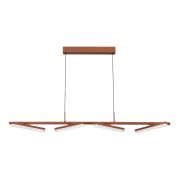 SL1018.603.04 Светильник подвесной ST-Luce терракотовый/прозрачный LED 1*32W 4000K EUCLIDICS