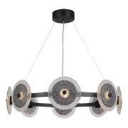 SL6142.443.01 Светильник подвесной ST-Luce черный/дымчатый LED 1*44W 4000K ALUMNO