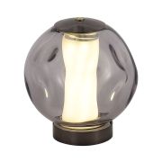 SL6520.404.01 Прикроватная лампа ST-Luce черный жемчуг/прозрачно-дымчатый LED 1*5W 4000K HELMI