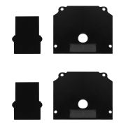 ST047.489.02 Торцевая заглушка (внешняя и внутрення 2+2шт)  ST-Luce Черный SKYLINE 48