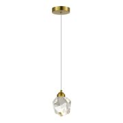 SL6114.203.01.1 Подвес ST-Luce Золотистый/Прозрачный LED 1*3W 3000K CASCATO