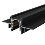 ST1004.439.12 Шинопровод магнитный встраиваемый под ГКЛ 12мм ST-Luce Черный L3000мм(заглушки в комп) SKYLINE 48+