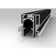 ST003.429.02 Профиль для SKYLINE 48 с демпф. системой в натяжной потолок (ПВХ+ТКАНЬ) ST-Luce Черный SKYLINE 48