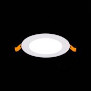 ST209.538.06 Св-к встр. Белый LED 1*6W 3000K 330Lm Ra80 110° IP20 D120xH8 90-265V Встраиваемые светильники