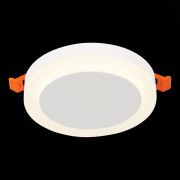 ST104.542.06 Светильник встраиваемый Белый LED 1*6W 4000K 468Lm Ra>80 120° IP20 D110xH20 170-240V Встраиваемые светильники