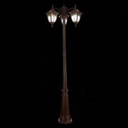 SL083.705.03 Светильник уличный наземный ST-Luce Кофейный/Кофейный, Прозрачный E27 3*60W CHIANI