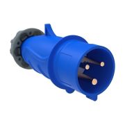 Вилка эл. каб. 16А 2P+PE 220В IP44 MAGNUM ССИ-013 IEK PSN01-016-3