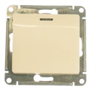 Выключатель 1-кл. СП Glossa 10А IP20 (сх. 1а) 10AX с подсветкой механизм беж. SE GSL000213