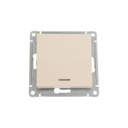 Переключатель проходной 1-кл. СП AtlasDesign 10А IP20 (сх. 6а) 10AX с подсветкой механизм беж. SE ATN000263