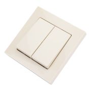 Выключатель 2-кл. СП AtlasDesign 10А IP20 (сх. 5) 10AX в сборе беж. SE ATN000252