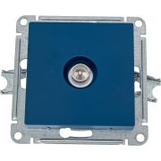 Розетка телевизионная TV AtlasDesign коннектор механизм аквамарин SE ATN001193