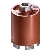 Коронка алмазная верх пылеудал микро уд. 72мм Diamond Hit DH-DE400