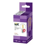 Лампа светодиодная филамен 360° 7Вт G45 шар прозр 3000К E27 230В IEK LLF-G45-7-230-30-E27-CL